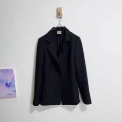 テーラードジャケット　ブレザー　フォーマル　羽織　日本製　黒