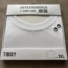 ANYA HINDMARCH T1BOXY Tシャツ 3XL ホワイト