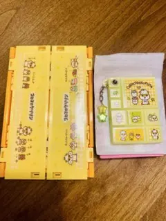 サンリオ　タイルシール風ミラー/ミニおりたたみコンテナ コロコロクリリン