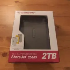 Transcend 2TB 外付けポータブルHDD