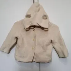 GAP　くまみみカーディガン　70
