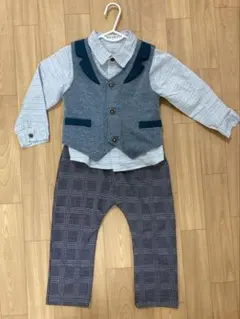 フォーマル ベスト付きシャツ パンツセット 95cm