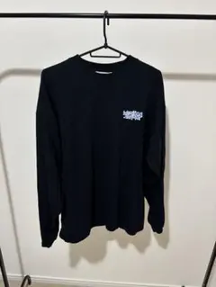 WEGO ロングスリーブTシャツ M 黒 カラフルプリント