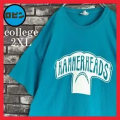 超オーバーサイズ トロイ大学 ビッグロゴ tシャツTシャツ ゆるダボ 雰囲気古着