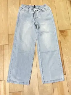 完売品！H&M ライトブルーデニム ワイドレッグパンツ XS