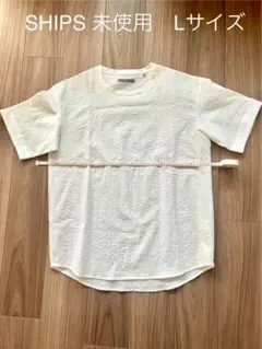SHIPS サッカープルオーバーTシャツ L