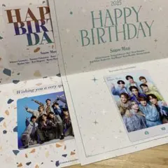 SnowMan バースデーカード 2024 2025