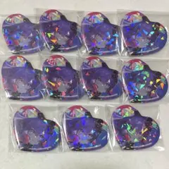 プロセカ 朝比奈まふゆ キラキラビッグハート型缶バッジ バッチ 20点 プロセカ 朝比奈まふゆ まふゆ キラキラ ビッグ ハート型缶