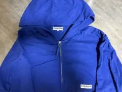CAHLUMN ジップアップパーカー ブルー XL