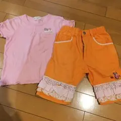 ティンカーベル Tシャツ ズボン 女の子 セットのサムネイル