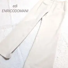 ✨️edi ENRICODOMANI✨️　オフホワイト　スラックスパンツ