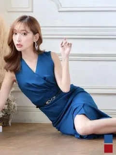 JEWELS タッククロスドレス