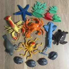 海の生き物フィギュア　まとめ売り　15個