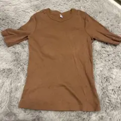 UNIQLO ブラウン 半袖Tシャツ Sサイズ