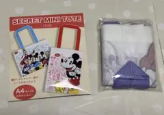ディズニーストア　シークレット　ミニトート　ドナルド・デイジー柄　10