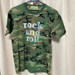 B'z GREEN rock and roll Tシャツ 迷彩柄 S
