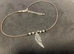 ネックレス　羽モチーフ
