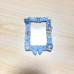 ホイップデコ 硬貨ケースデコ トレカケース B8 水色 青 ハンドメイド