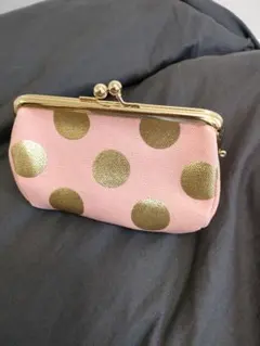 AYANOKOJI がま口コスメポーチ　ピンク