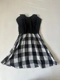 チェックワンピース【キッズ130cm】