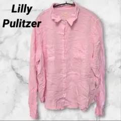 Lilly Pulitzer ピンク 長袖シャツ XL