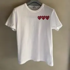 PLAY COMME des GARÇONS 3つハート Tシャツ Lのサムネイル