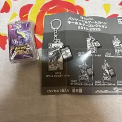 ポケモン パッケージ＆ゲームカードキーホルダーコレクション バイオレットのサムネイル