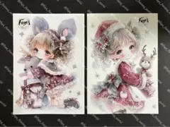 コラージュ用　人物ステッカー