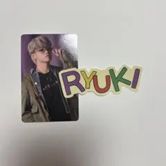 MAZZEL ランダムフォトカードステッカ RYUKI リュウキ