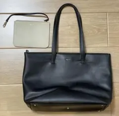 【美品✨オールレザー/A4サイズ】アニエスベー　トートバッグ　ビジネス　黒 2025年最新】Agnes b レディース ビジネスバッグの人気アイテム - メルカリ