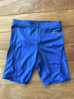 【140】TIGORA インナー　パンツ　スパッツ　青　ブルー　サッカー　ウェア