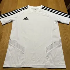 adidas ホワイト スポーツTシャツ 160cm