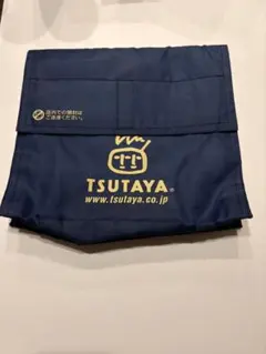 ち*】様 【当時物】TSUTAYA ツタヤ レンタルバッグ ブルー エコバッグ