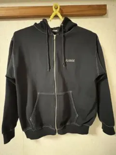 XLARGE ブラック ジップアップパーカー