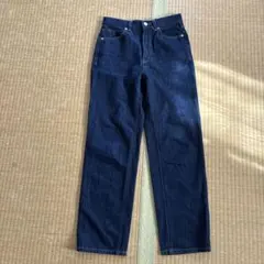 GU ストレートデニム S ダークブルー