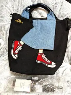 訳あり・新品・未使用mis zapatos 2way ショルダーバッグ