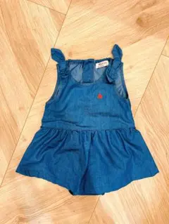 Polo ノースリーブデニムワンピース　80