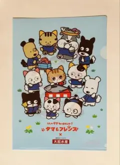「タマ＆フレンズ」×大起水産 コラボ限定：オリジナル クリアファイル Ａ４/最新