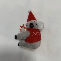 オーストラリア　サンタ帽　コアラ　クリップ