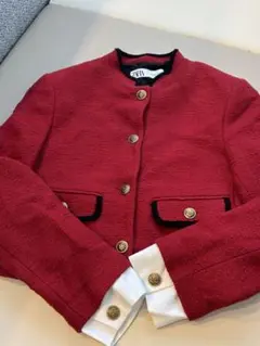 Zara ツイードジャケット