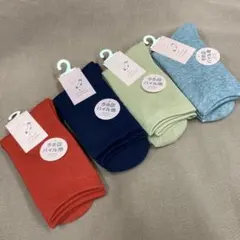 靴下　ソックス　レディース　23〜25cm うら側パイル地　あったか靴下　未使用