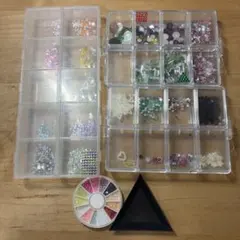 ビーズセット 多色 透明ケース付き