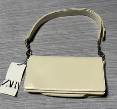 ZARA ショルダーバッグ ホワイト ミニバッグ ザラ