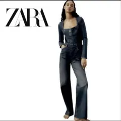 2025年最新】ザラ zara デニムジャンプスーツの人気アイテム