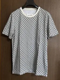 新品 メゾン マルジェラ ジオメトリック 総柄 プリント Tシャツ オフホワイトのサムネイル