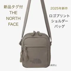 新品タグ付　ノースフェイス　 ロゴプリント　ショルダーバッグ　Beige