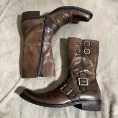 archive boots パンク y2kレザー ブーツ 27.5 - メルカリ