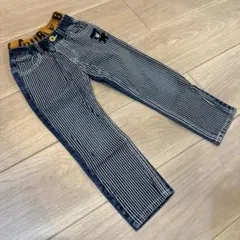 DUBLE.B ストライプ ジーンズ　長ズボン 100