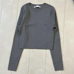 ニット クロップ