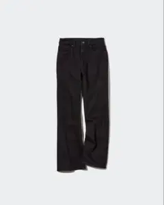 ユニクロ　フレアハイライズジーンズ　26 ダークグレー